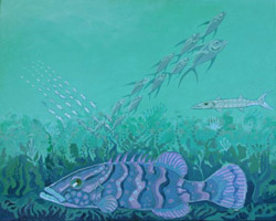 Underwater Seascape Painting