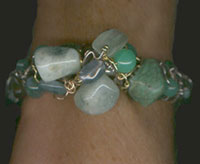 Aquamaring Beaded Bracelet