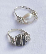 Sterling Silver Single Stone Rings